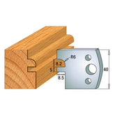 CMT 690.134 PROFILE KNIVES FOR INSERT SHAPER SYSTEM SP 1-37/64”x5/32” (40x4mm)